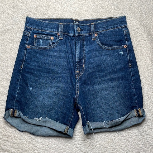 Gap Denim High Rise Shorts Size 4 / 27 R  Jeans - Picture 1 of 6